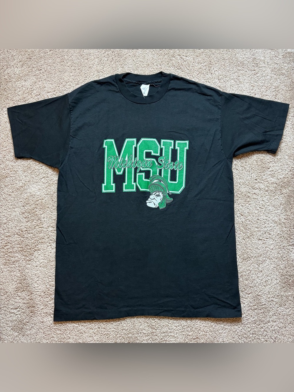 Vintage Michigan State University Spartans T Shirt